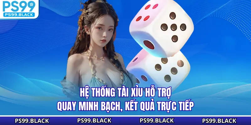 Hệ thống tài xỉu hỗ trợ quay minh bạch, kết quả trực tiếp